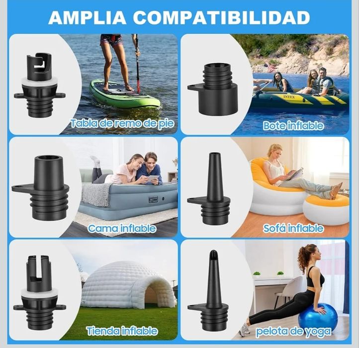Bomba elétrica recarregável SUP WADEO NOVA 20 psi