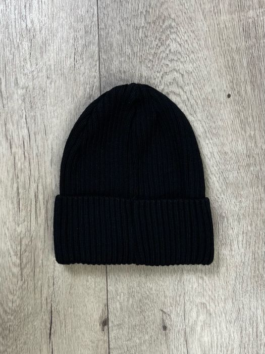 Stone Island шапка S размер вязаная демисезонная черная