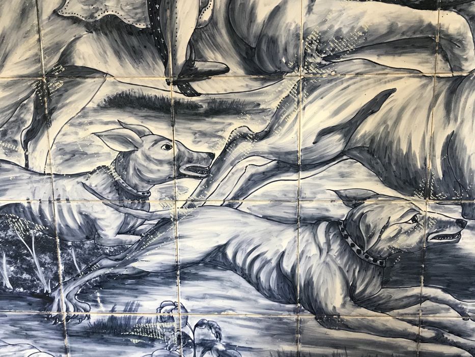 Painel de Azuleijos de grandes dimensões , assinado