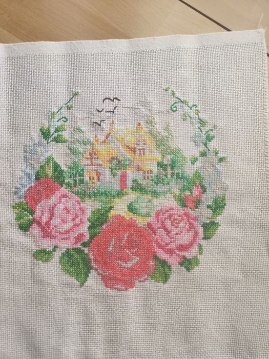 Obrazek haftowany krzyżykowy