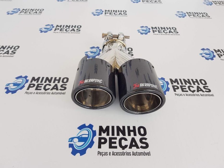 Ponteiras Dupla Look AKRAPOVIC