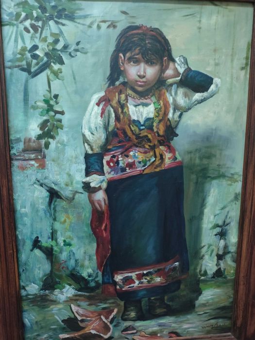 Quadro em tela copia de Un Petit Malheur de A.S.Porto ass.por wang guo