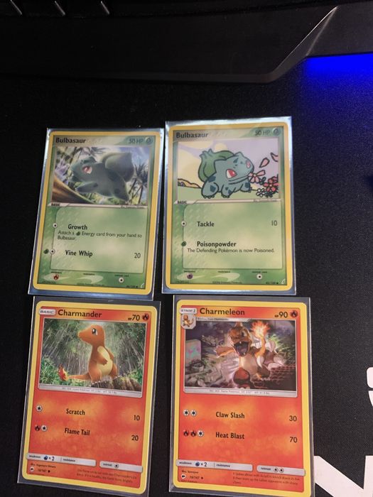 Cartas pokemon antigas
