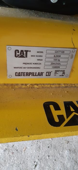 Zagęszczarka cat  105kg