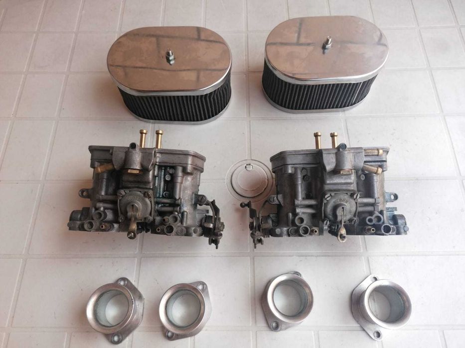 Carburadores Weber IDF 36 + cornetas + filtros de ar