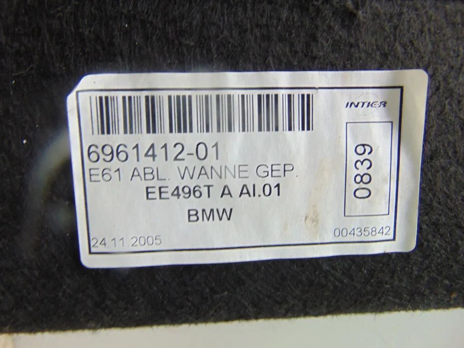 BMW Serie 5 E61 aeleron/chão mala " usado em bom estado