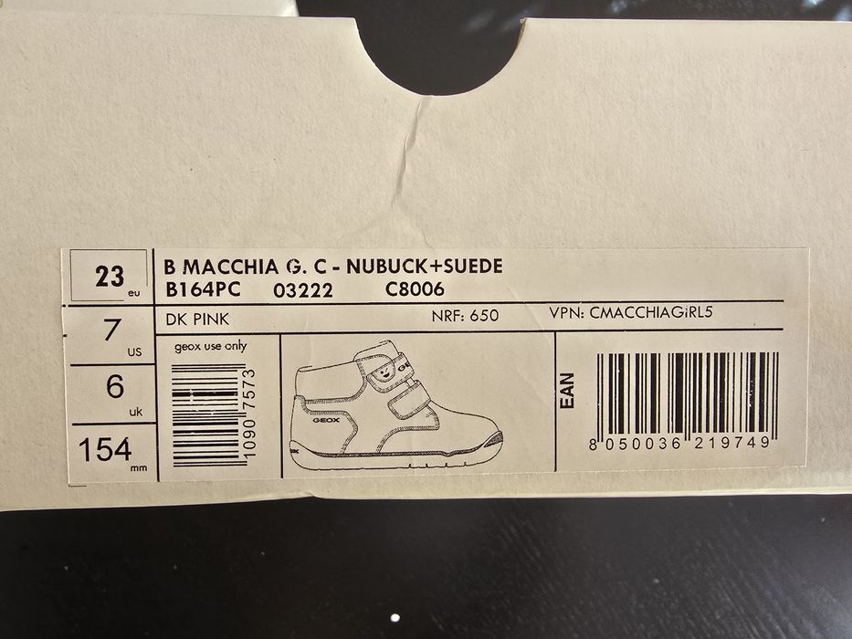 23 / Botas pele Geox Menina