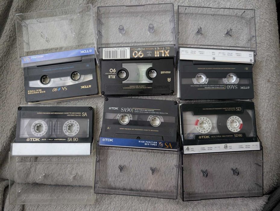 TDK Maxell аудіокасети записані з вініла. лот