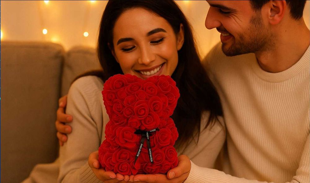 NAJLEPSZY Prezent na Walentynki | Kwiecisty Miś !!