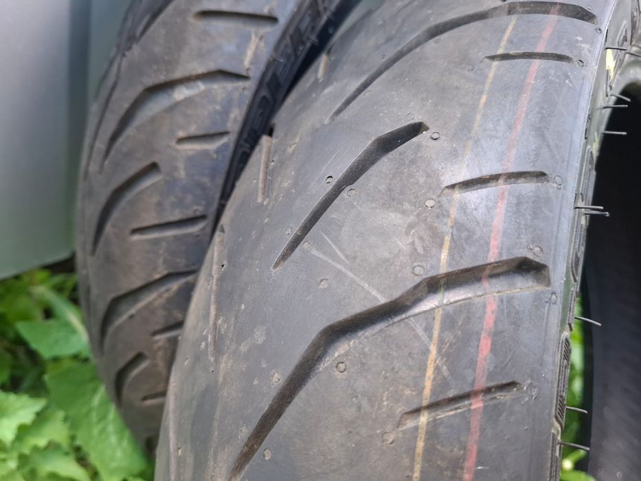Комплект мотошин MRF 140/70-17 та 100/80-17