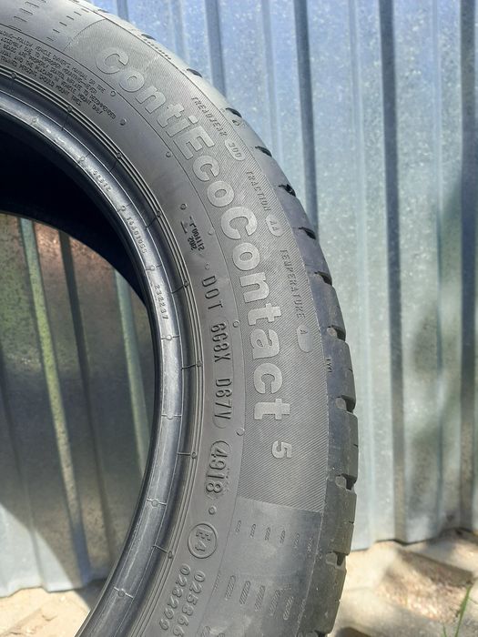 2x Opony letnie 185/55R15 Continental ContiEcoContact 5 / 6.5mm
