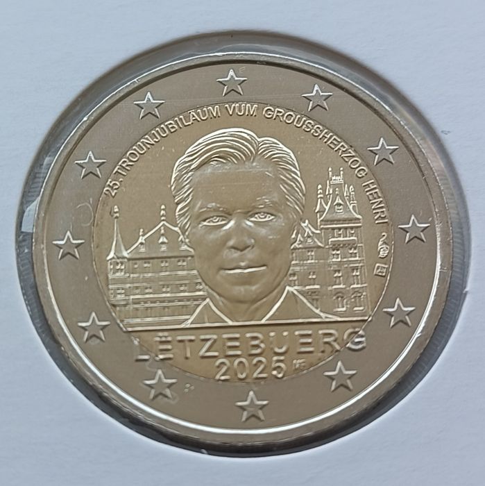Luxemburgo 2025 - 2€ - G. Duque Henri / Declaração Shuman