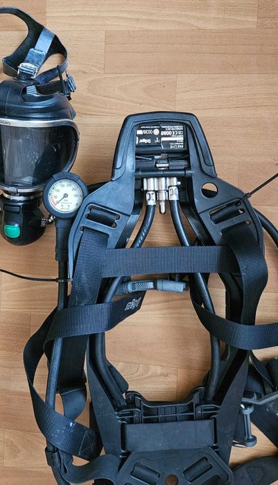 Aparat powietrzny Drager z butlą stalową 6 l/300 ...