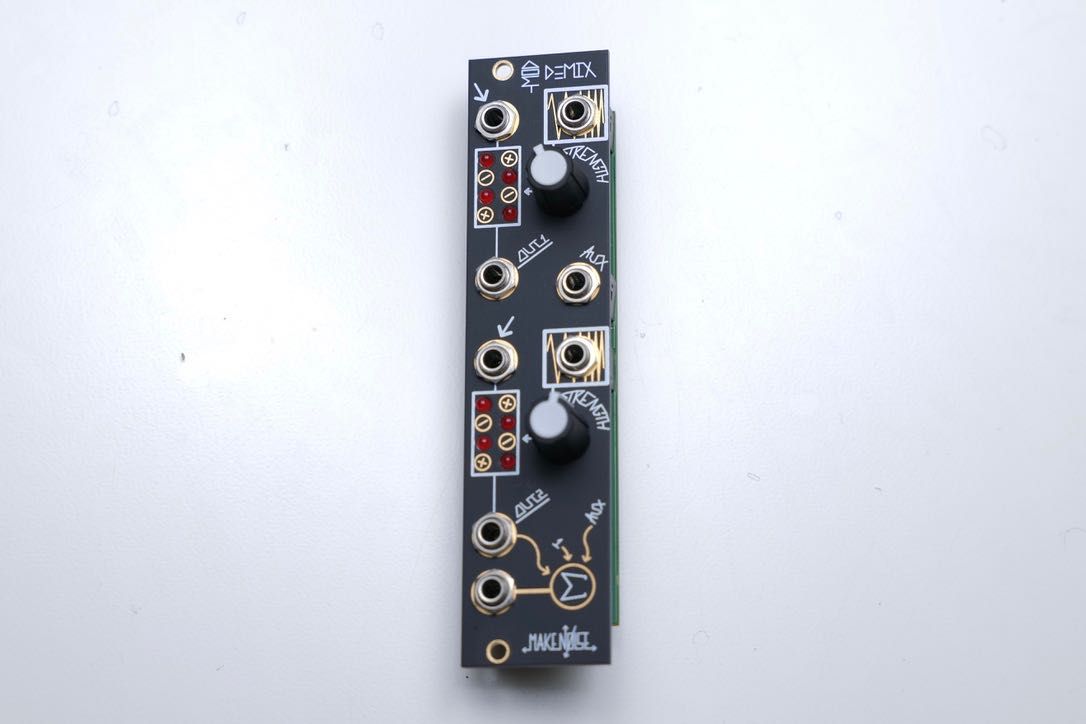 Make Noise modDemix [BLACK AND GOLD] (Synth Modular) Santa Maria