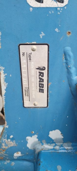 Pług 4 Skibowy Obrotowy Rabe Werk Albatros 120