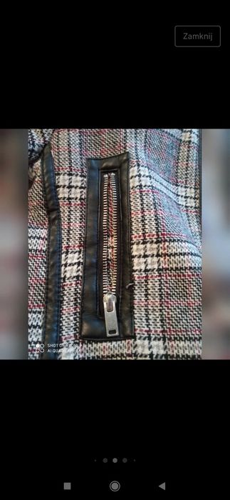 Kurtka wiosenna przejściowa krata lekka Primark s