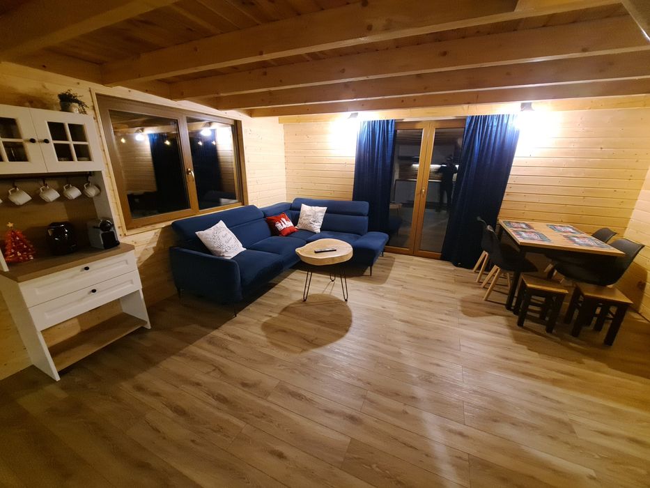 Domek nad jeziorem na Kaszubach na wzgórzu BALIA SAUNA