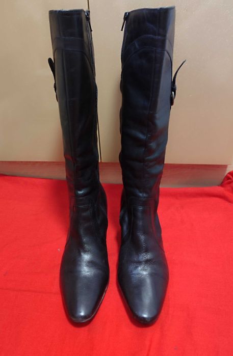 Сапоги женские “Clarks”Англия кожа р.41 б у демисезонные