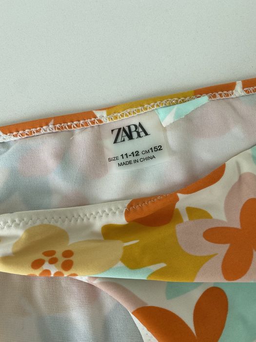 Biquíni Floral Menina Zara