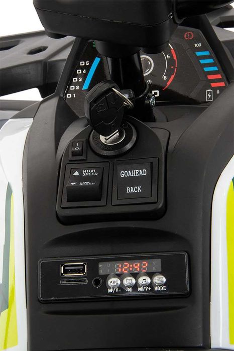 quad auto samochód dla dziecka NA AKUMULATOR Traper biały