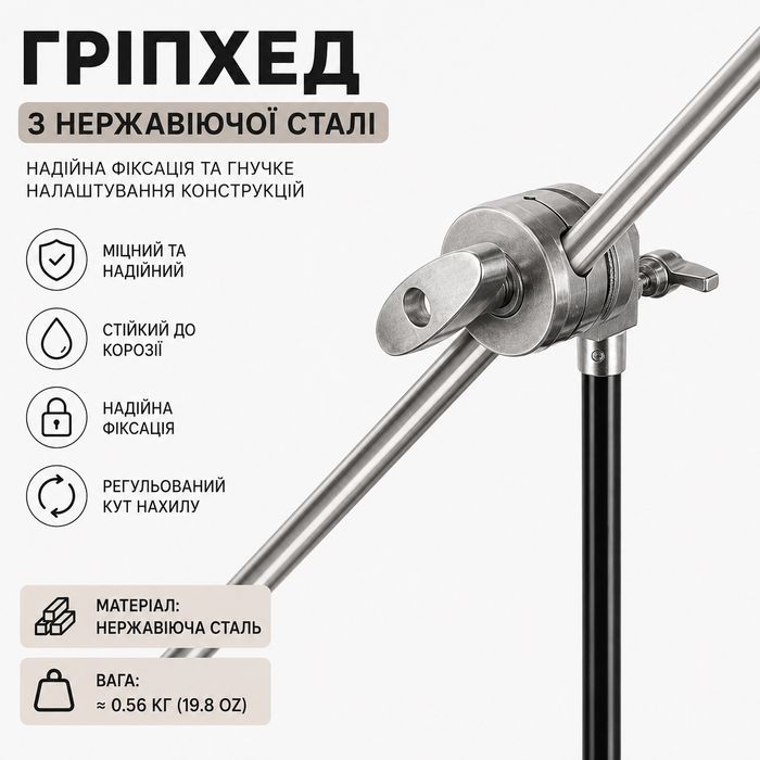 Grip Head гріпхед для C-Stand | затискна голова, муфта для журавля, стійки