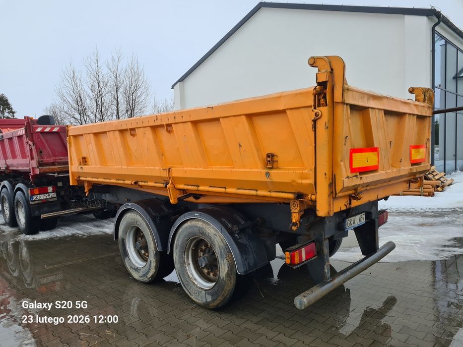 Tandem przyczepa Meiller MZDA 18/2