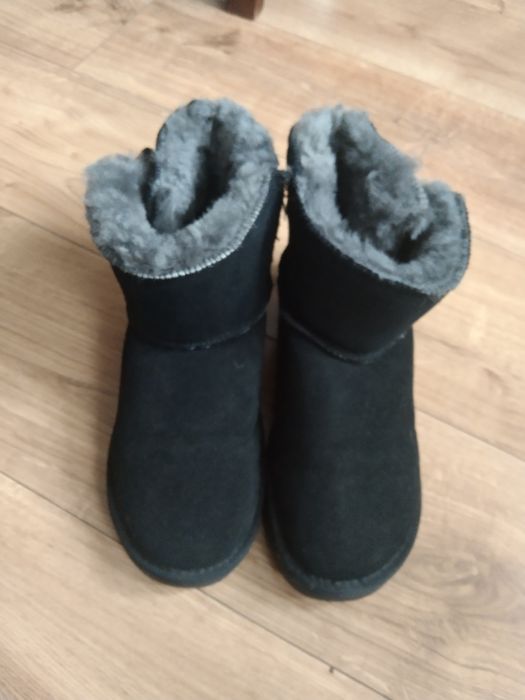 Buty zimowe damskie Blue Motion typu Emu - skóra naturalna