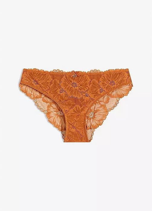 B.P.C koronkowe sexi figi mini rio brązowe r.44/46