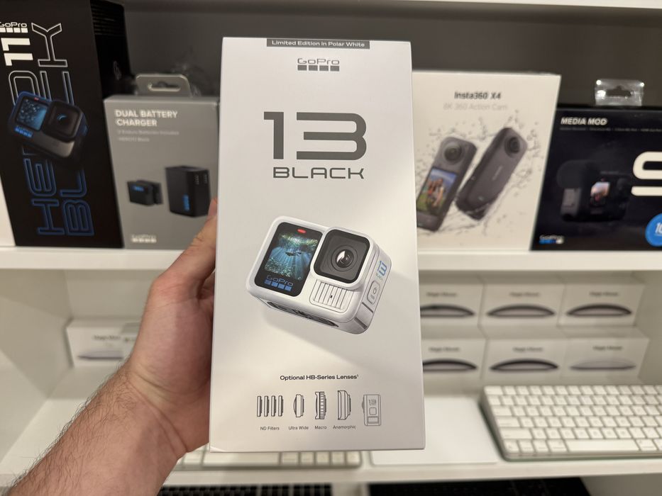 Екшен-камера GoPro 13 Black CHDHX-132 Polar White Нова Магазин