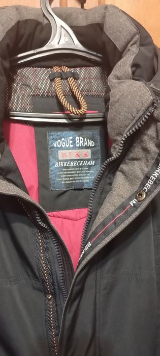 Чоловіча зимня куртка великого розміру