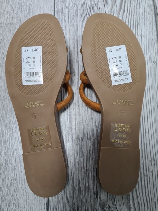 New Look klapki frube yellow 40 nowe