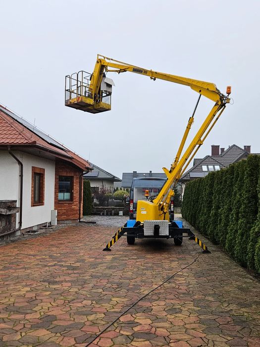 Mycie dachów, elewacji