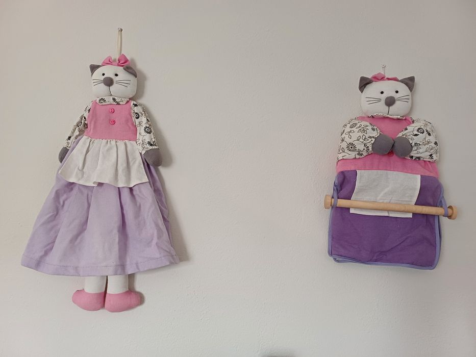 Gatinhos em tecido p Quarto Bebé