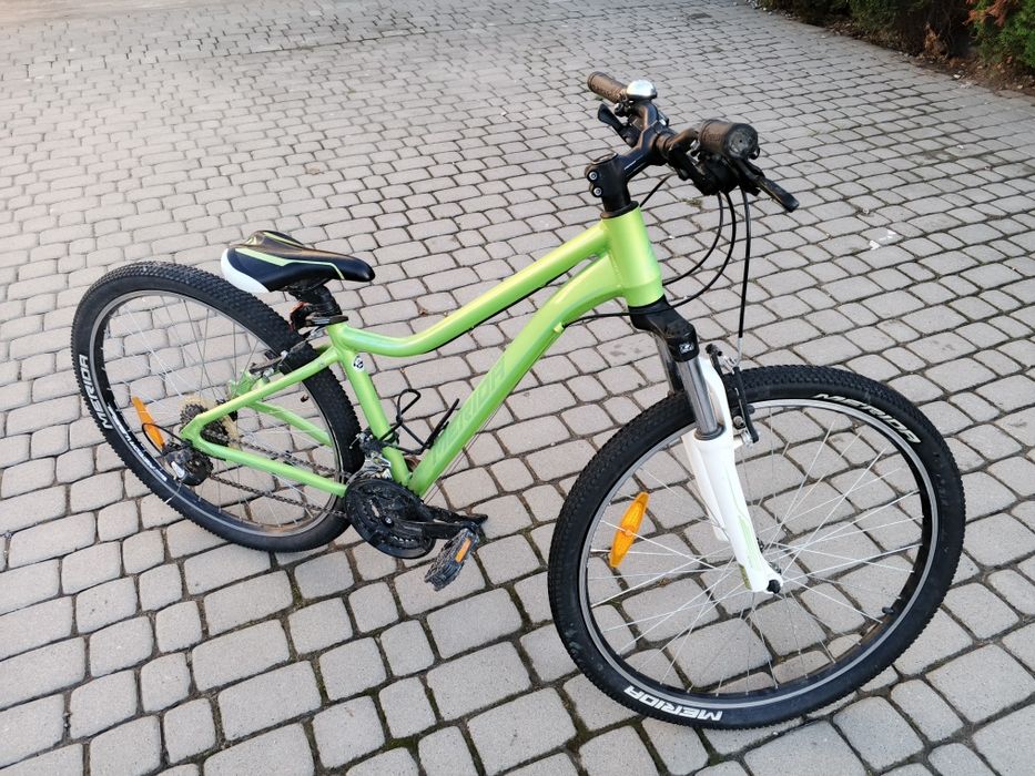 Rower Merida zielony w zestawie z dętka