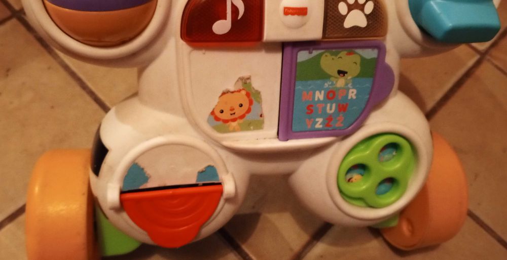 Fisher-Price interaktywny chodzik zebra