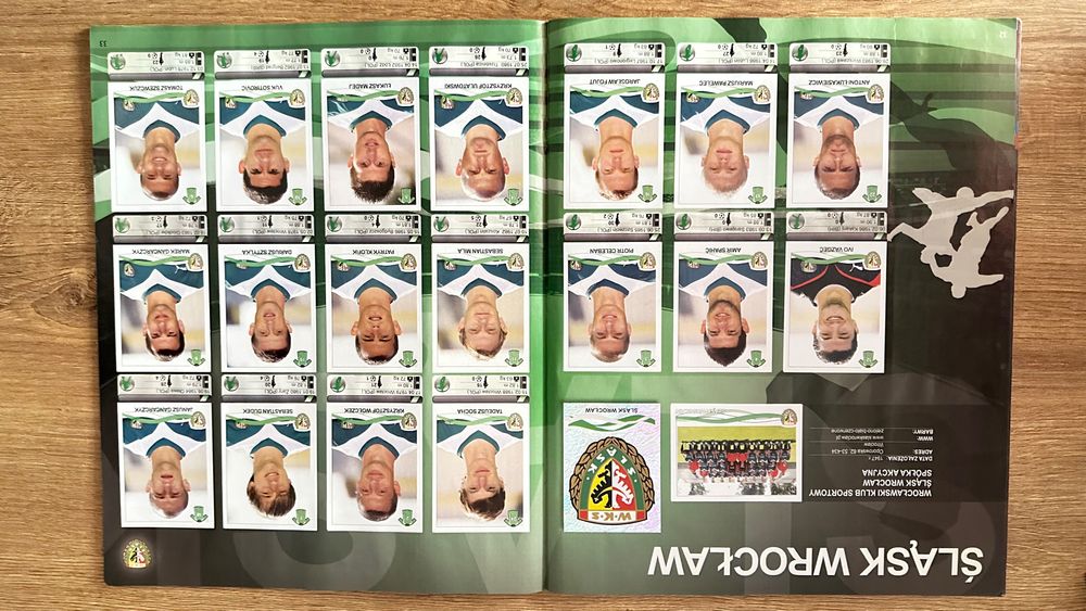 Ekstraklasa 2009/2010 album do wyklejania PANINI kompletny 350/350