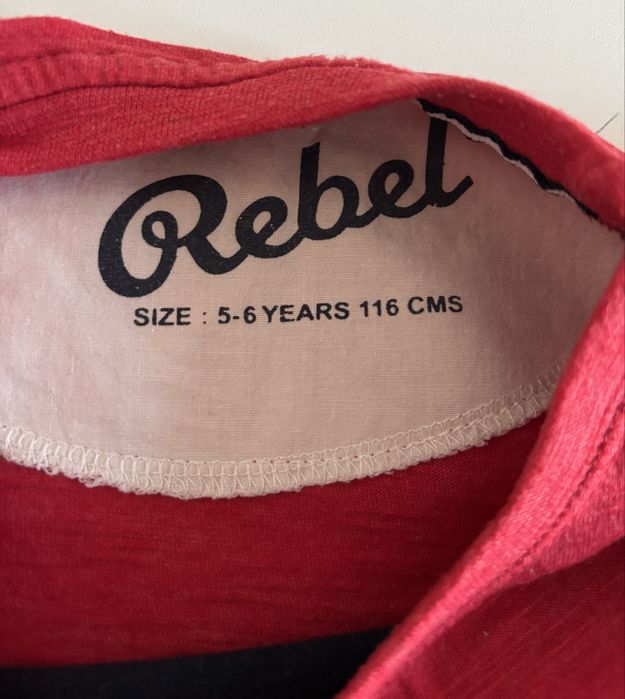 Bluzki z długim rękawem roz.116 Rebel