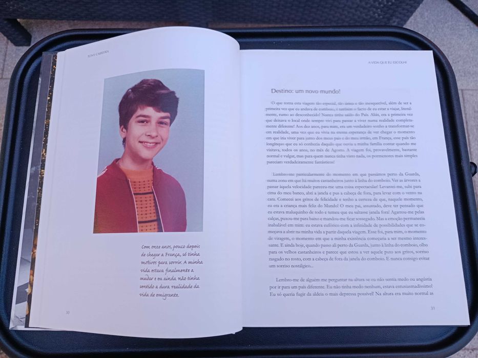 Livro "A Vida Que Eu Escolhi", Tony Carreira