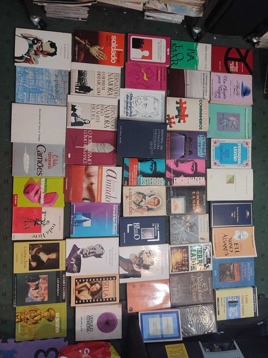 Grande Lote Livros Autores Portugueses e Lusófonos - cada 2 €