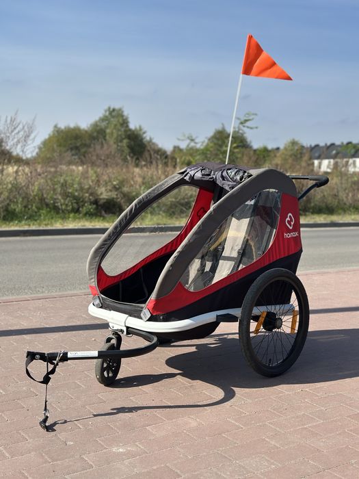 Przyczepka rowerowa wózek dla dwójki dzieci Hamax Ixplorer