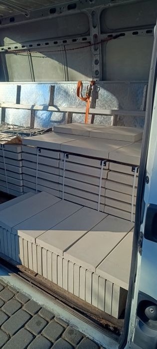 Płytki chodnikowe gładkie kolor grafitowy