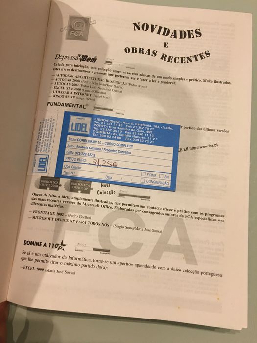 Corel Draw 10 - Anabela Centeno/Frederico Carvalho