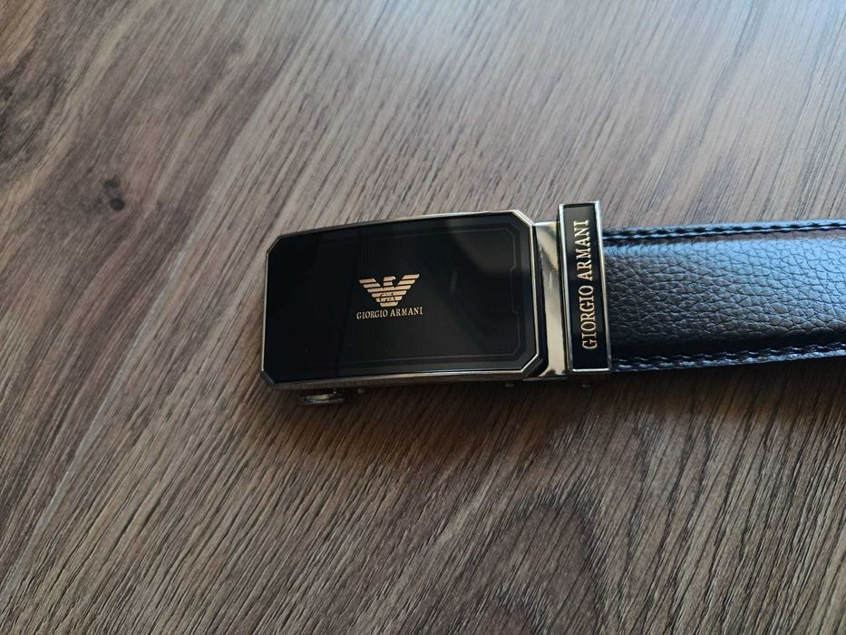 Pasek skórzany męski Giorgio Armani