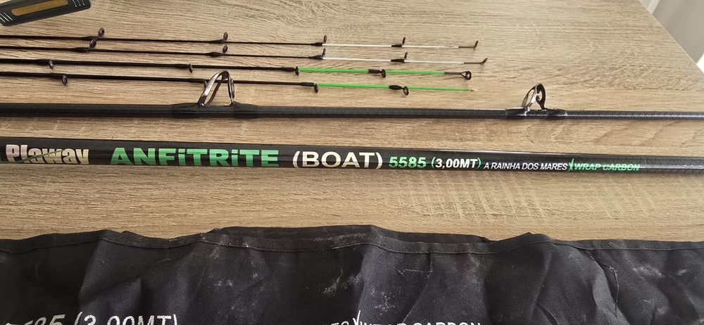 Vendo conjunto pesca embarcada