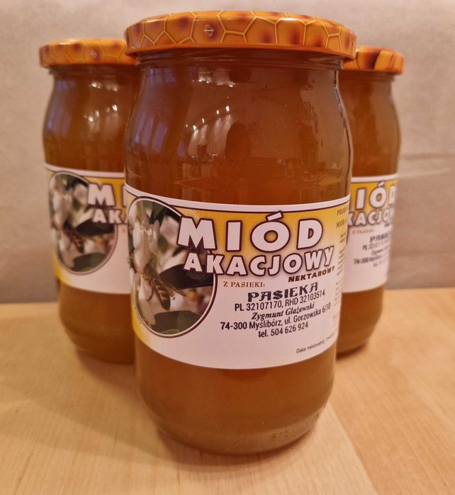Miód pszczeli naturalny: wielokwiat, rzepakowy 2025