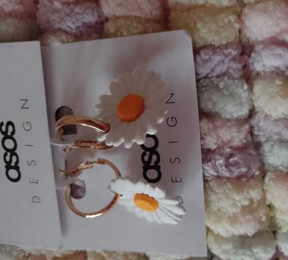 ASOS/Ekskluzywne , subtelne Kolczyki z Londynu, NOWE