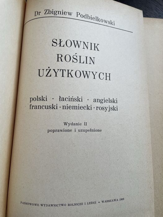 Słownik roślin użytkowych
