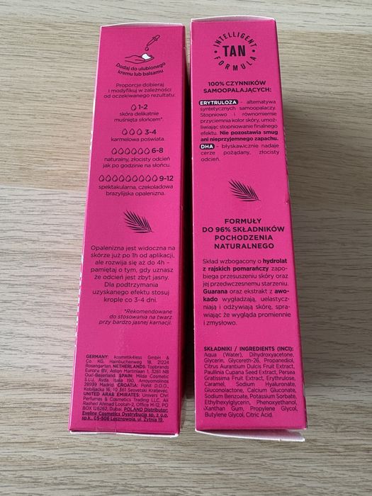 Krople samoopalające do twarzy i ciała, brazilian body