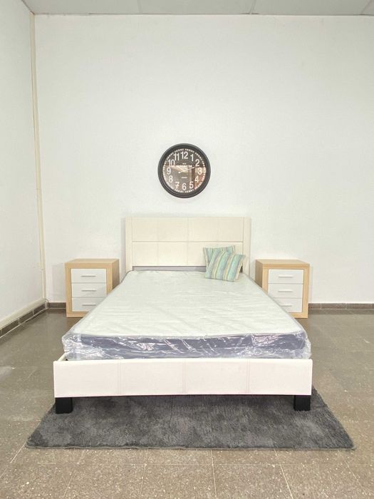 Cama casal + Somier + Cabeceira 150x190cm Paga na ato entrega