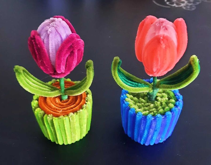 Sztuczne kwiaty ręcznie robione